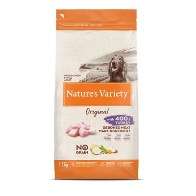 Natures Variety Healthy Grain Pavo para Perros Adultos Medium/Maxi 10 Kg