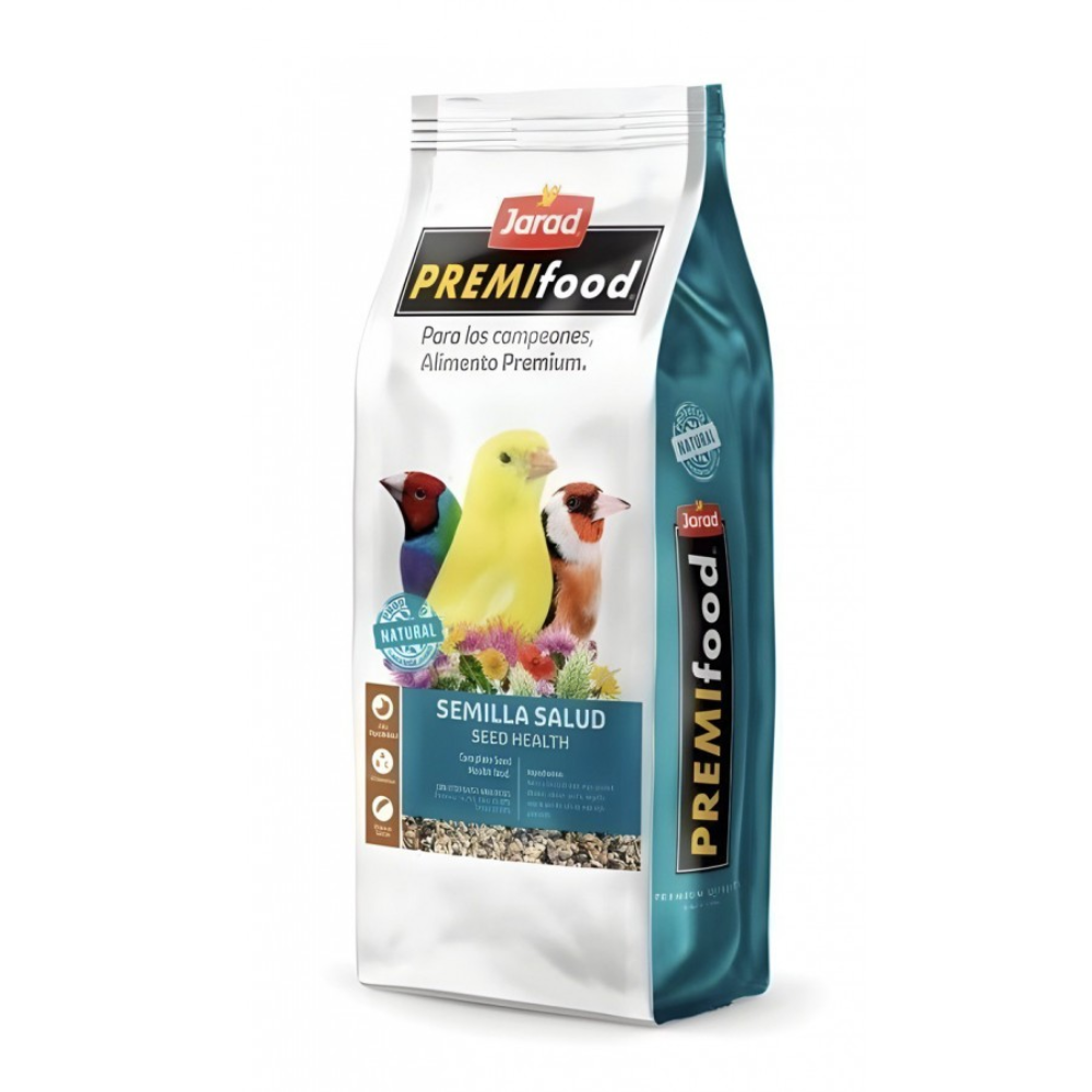 Comida para pájaros Semillas de la salud Jarad Pájaros Silvestres y Canarios