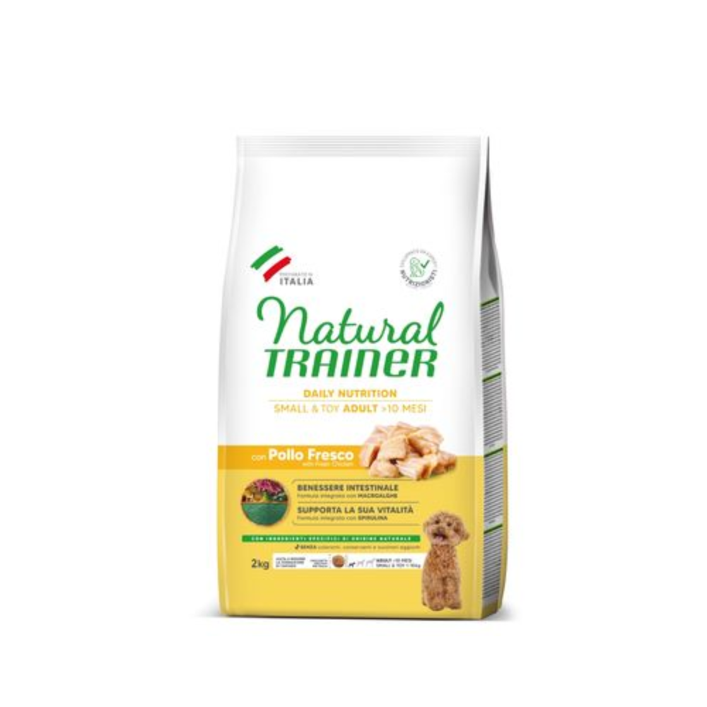 Natural Trainer Dog Adult Small & Toy con pollo