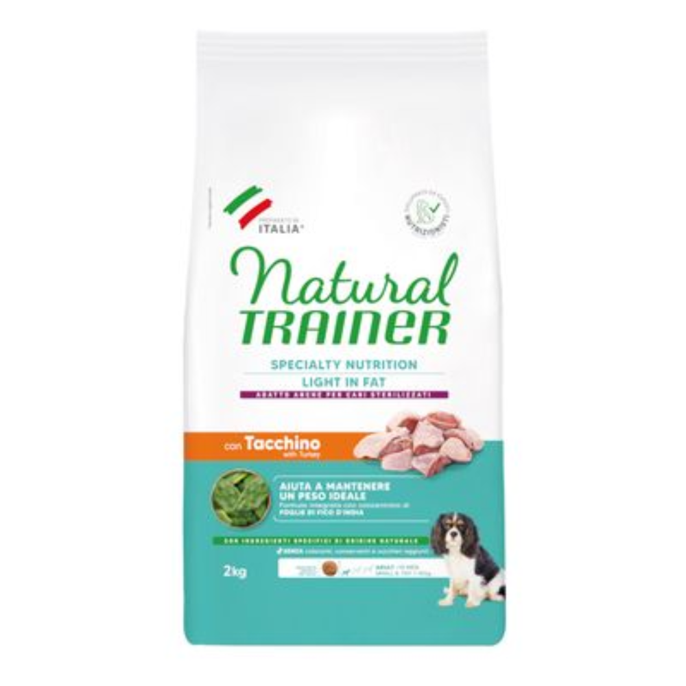 Natural Trainer Light in Fat Adult Small & Toy con pavo