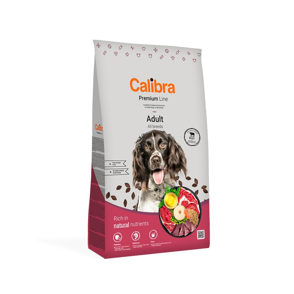 CALIBRA DOG PREMIUM LINE ADULT TERNERA 12+2KG