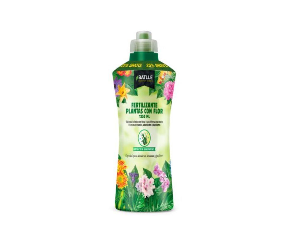 FERTILIZANTE DE PLANTAS CON FLOR BATLLE - Luna y Copito