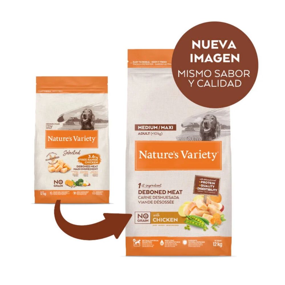 Nature's Variety Original Medium/Maxi Pollo para Perros