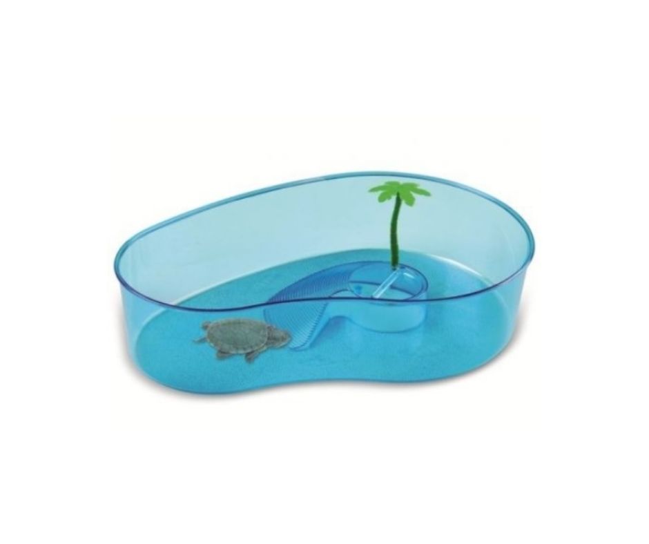 TORTUGUERA OVAL CON PALMERA 32x24cm - Luna y Copito