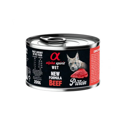 Alpha Spirit Feline Ternera o Pavo comida Húmeda para gatos