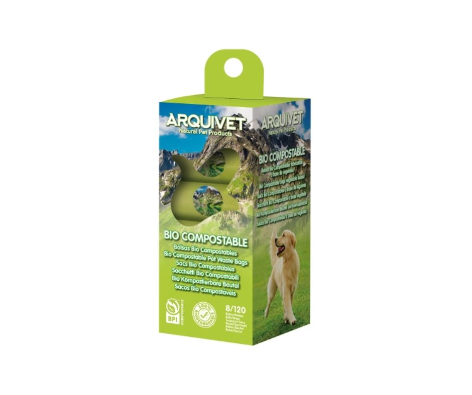 Bolsas Excrementos para Perros Arquivet Biodegradables 8x15 - Luna y Copito
