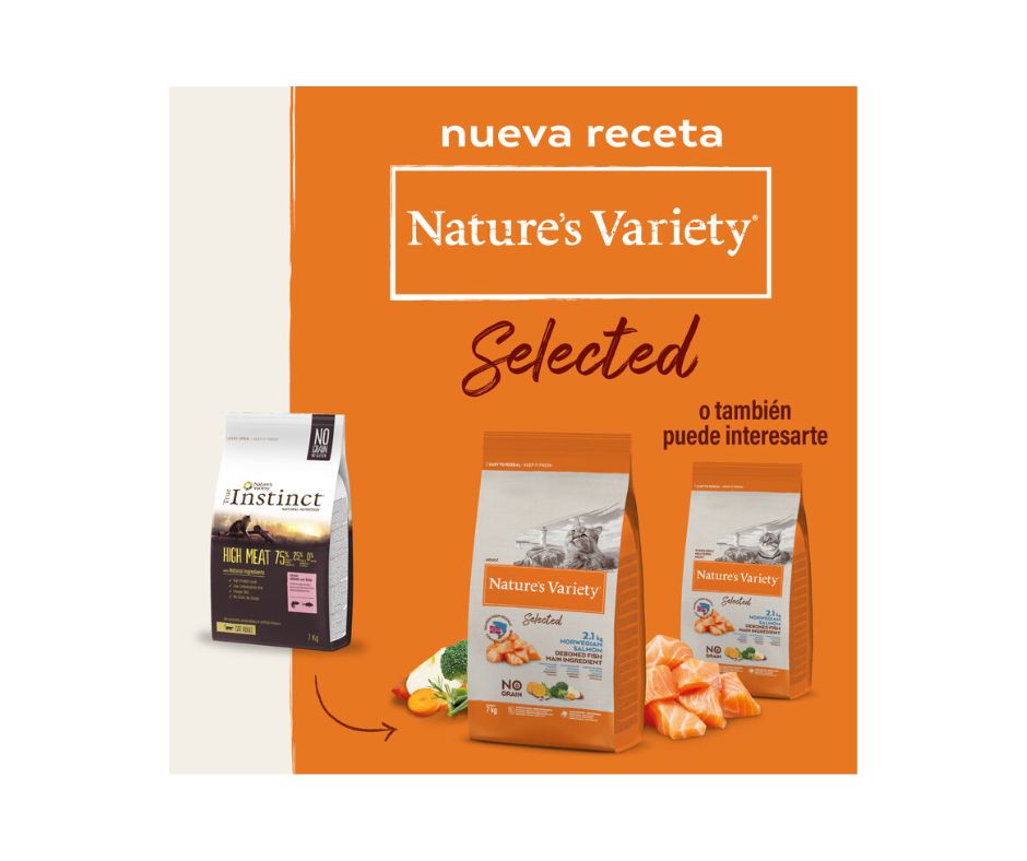 Nature´s Variety Selected con Salmón Noruego para Gatos - Luna y Copito