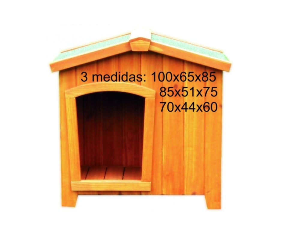 CASETA DE MADERA PARA PERROS ARQUIVET - Luna y Copito