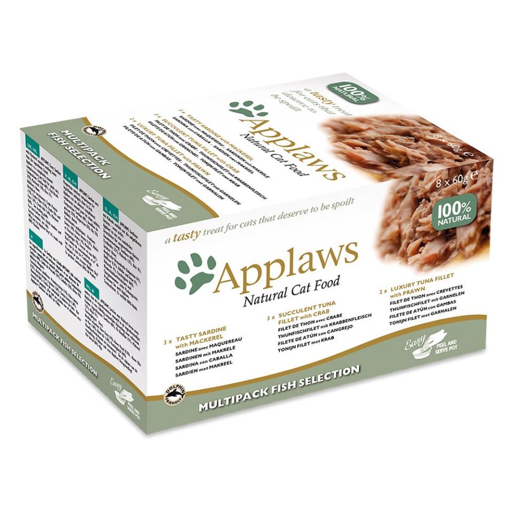 Applaws Cat Tarrina Multi Seleccion Pescado