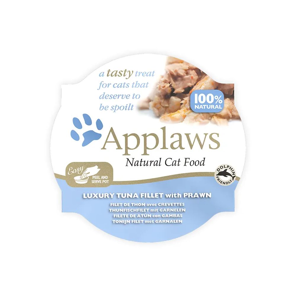 Applaws Cat Tarrina Filete Atún y Gambas
