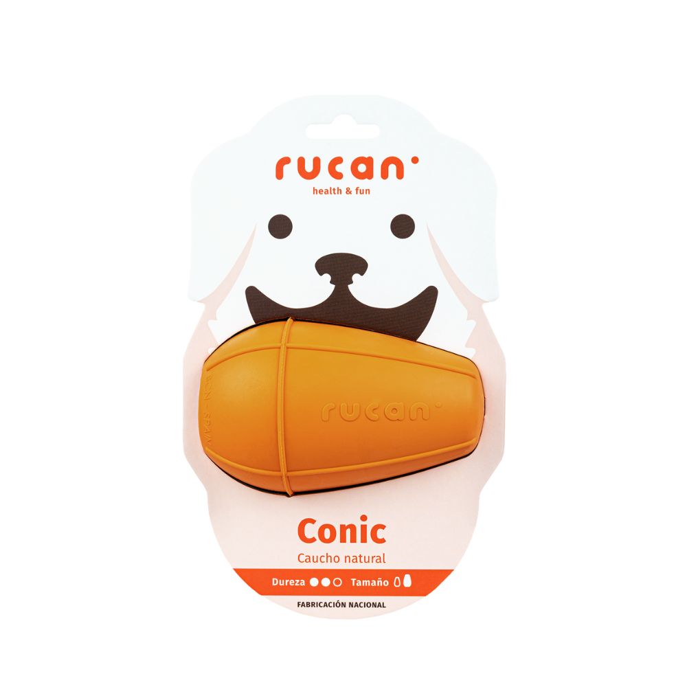 Conic Rellenable de Dureza Media para perros Rucan