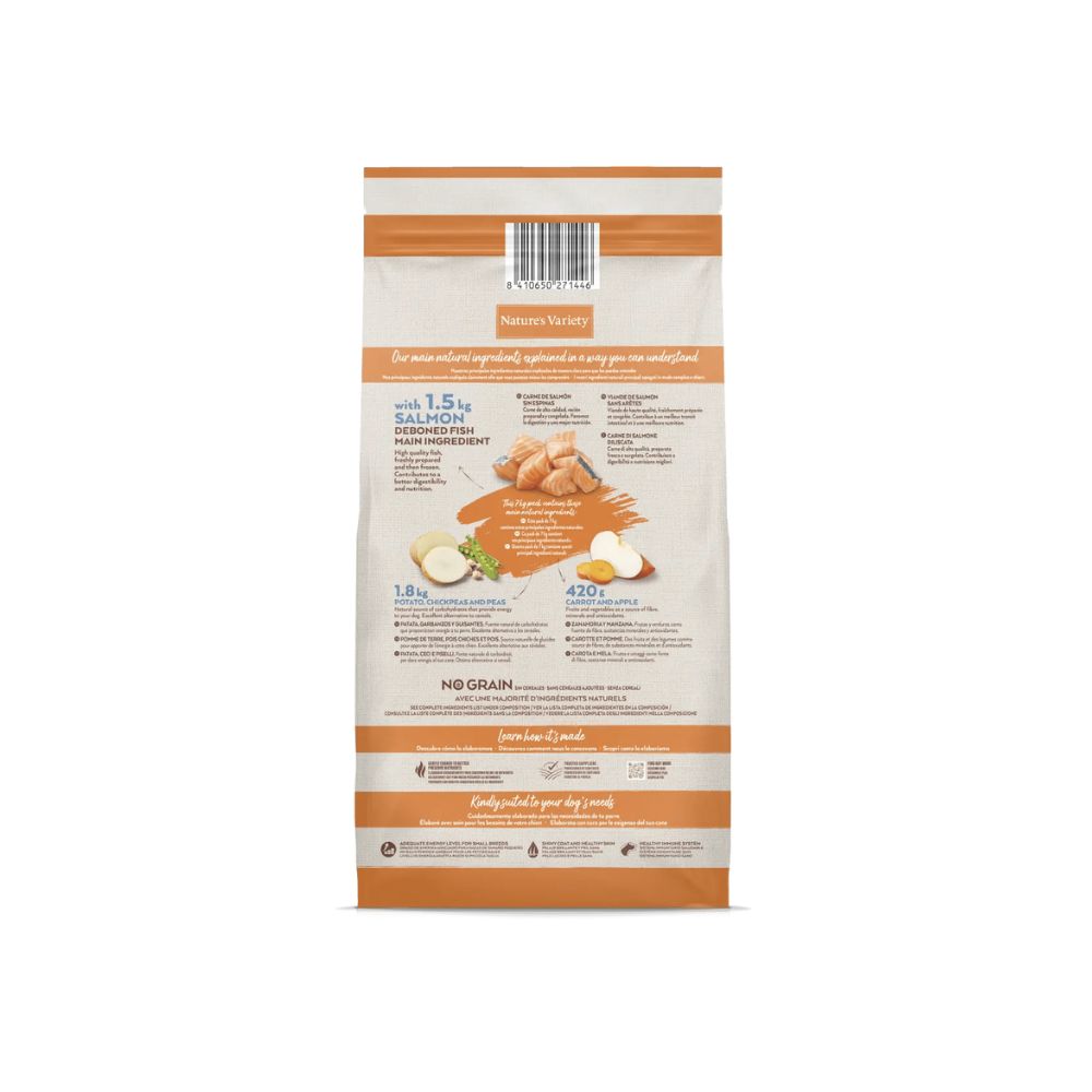 Natures Variety Canine Original Mini Adult Salmón No Grain para Perros
