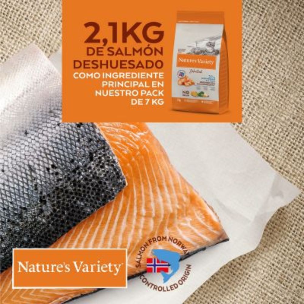 Nature's Variety Selected Salmon para Gatos Esterilizados