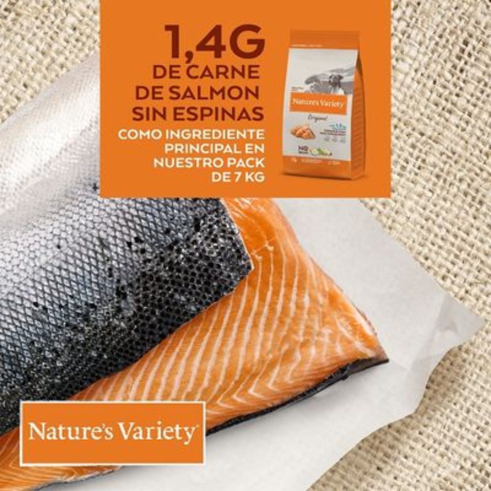 Natures Variety Canine Original Mini Adult Salmón No Grain para Perros