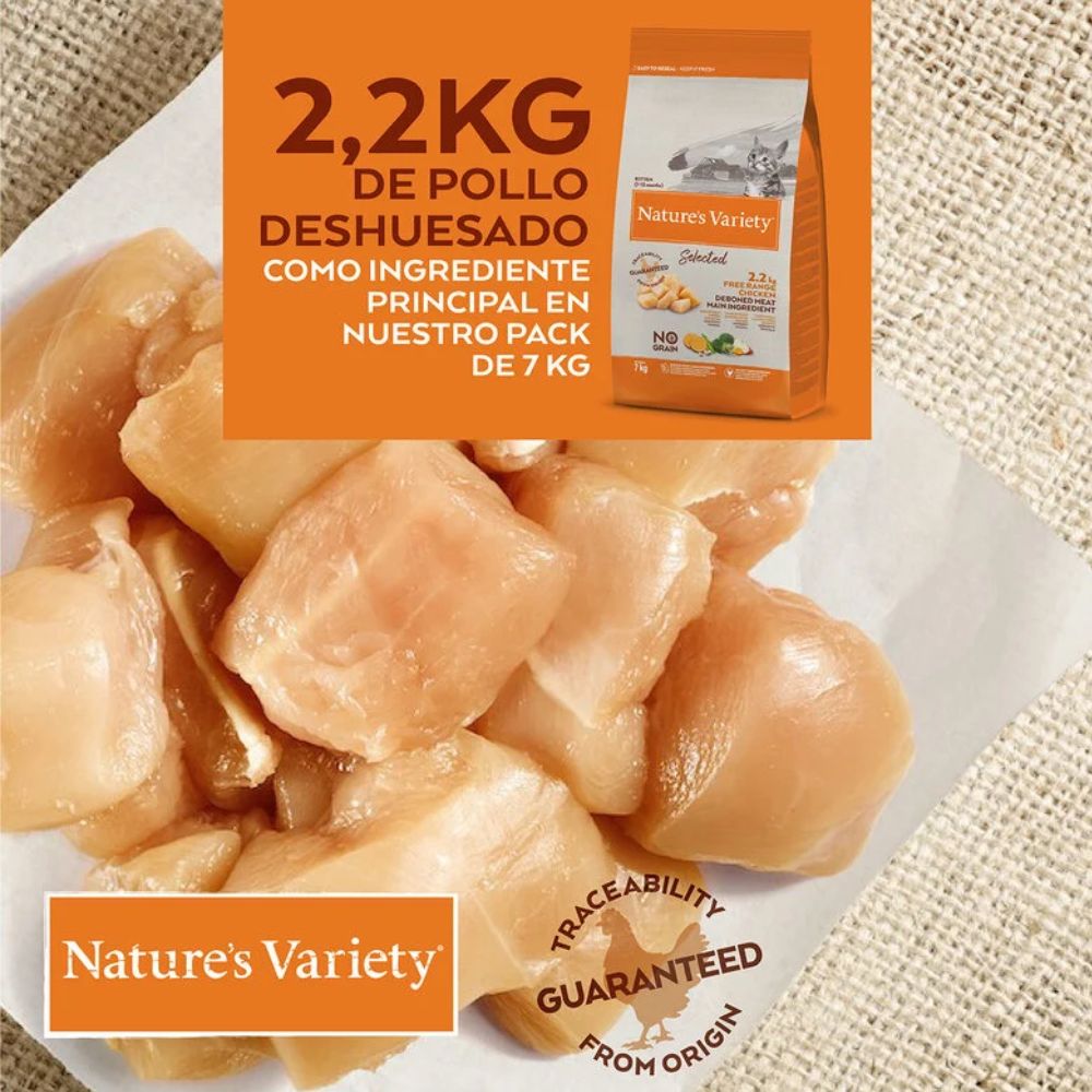 Nature's Variety Kitten Select Pollo para Gatos