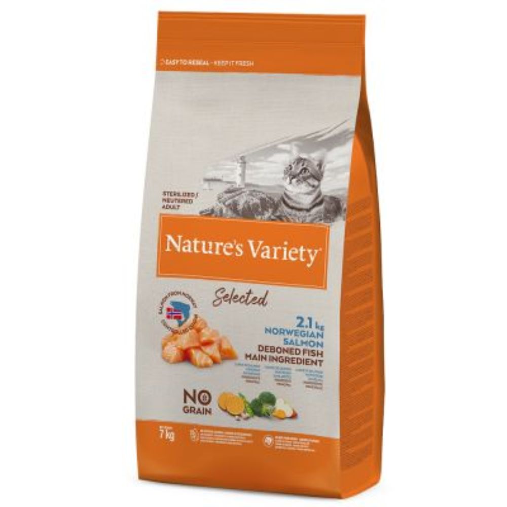 Nature's Variety Selected Salmon para Gatos Esterilizados