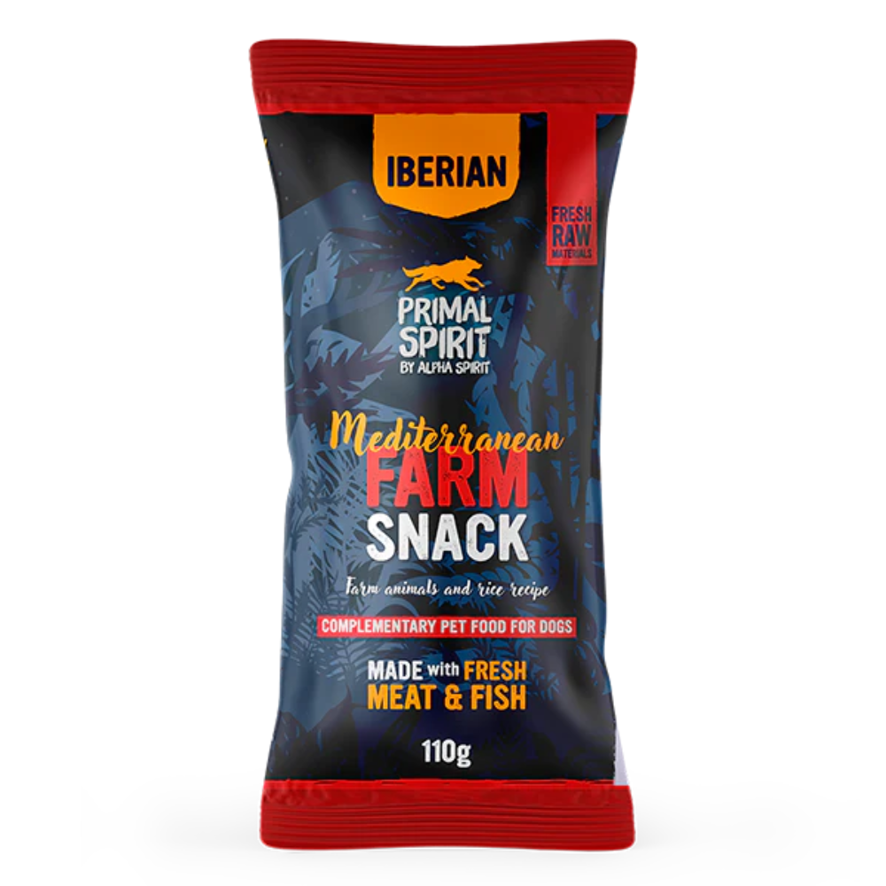 ALPHA SPIRIT SNACK PRIMAL IBERAN MEDITERRANEAN FARM (110gr)