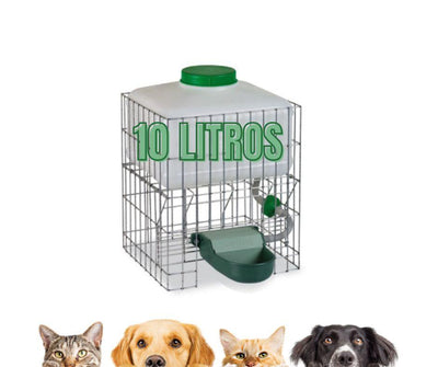 Dispensador de agua para Perros grandes Gaun con Protector - Luna y Copito