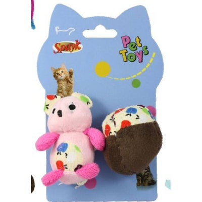 Peluches catnip para Gatos Ardilla y Bellota - Luna y Copito