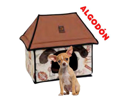 Casa para Perros Pequeños Dog Texas 50x40x50cm - Luna y Copito