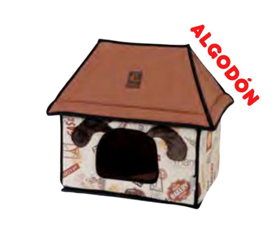 Casa para Perros Pequeños Dog Texas 50x40x50cm - Luna y Copito