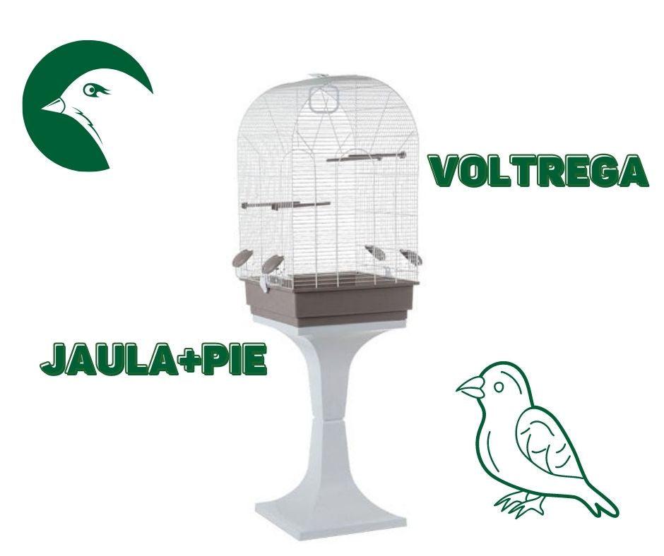 Jaula con pie Voltrega 601 para Pájaros - Luna y Copito