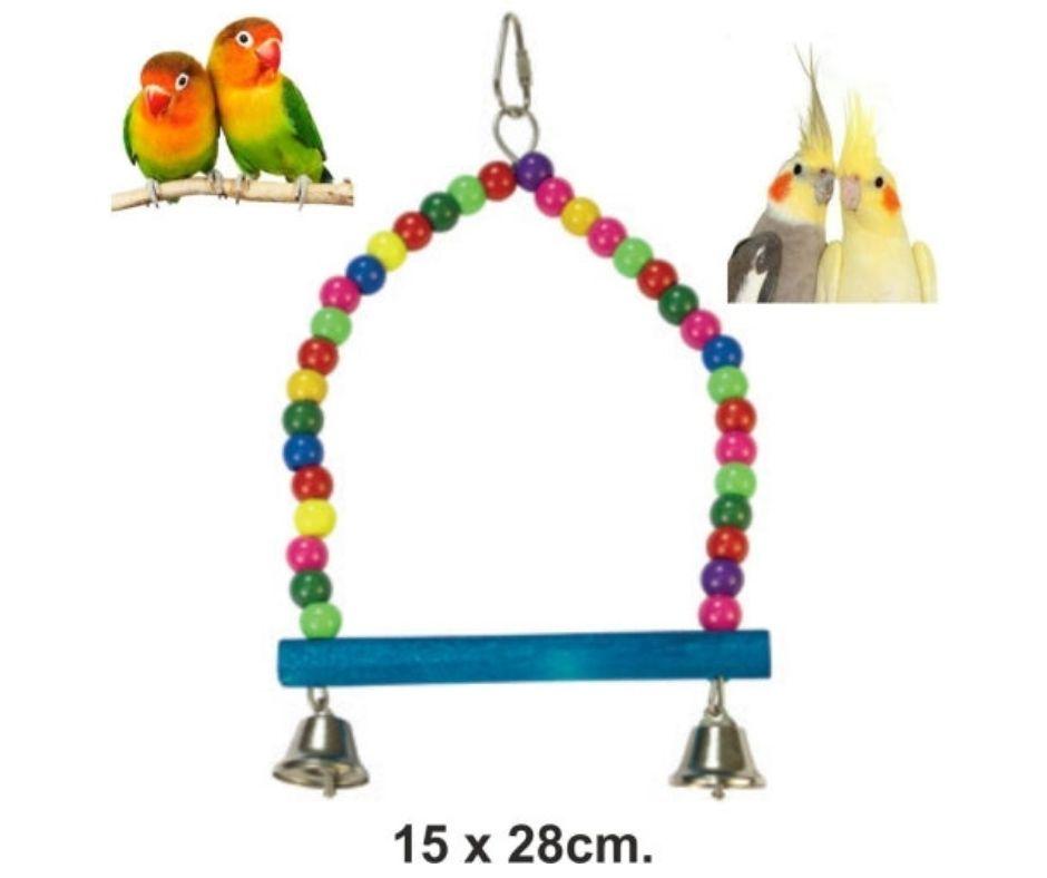 Columpio para Pájaros multicolor - Luna y Copito