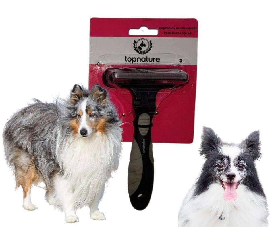 Cepillo para Perros Combi Top Nature Especial mudas - Luna y Copito