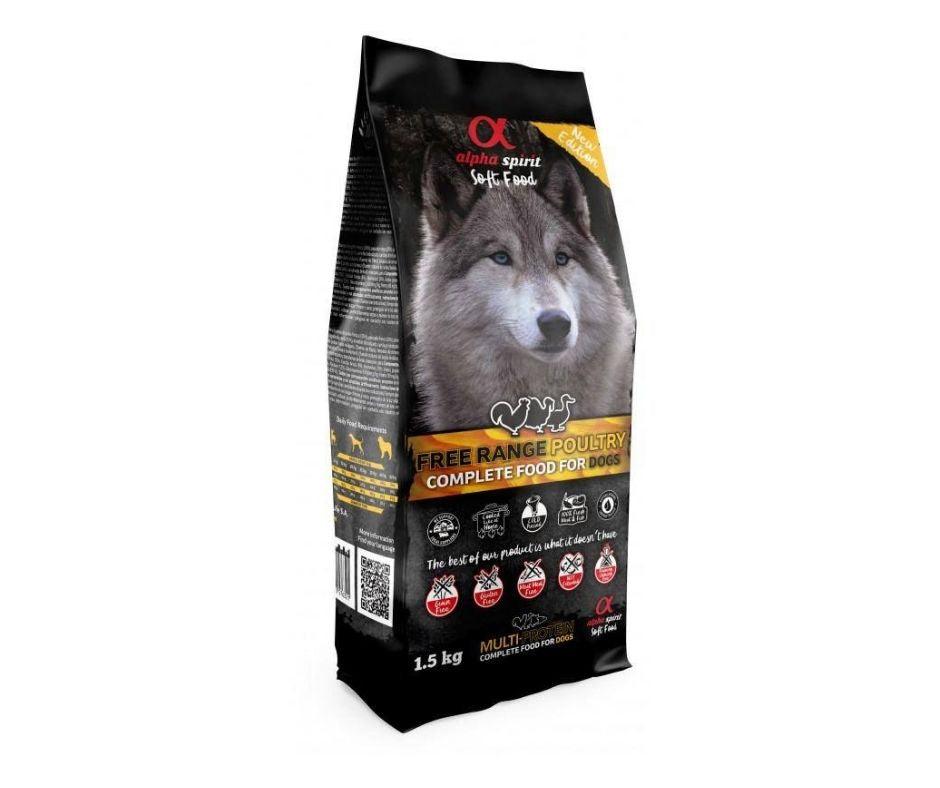 Alpha Spirit Pienso para Perros de Aves de corral - Luna y Copito