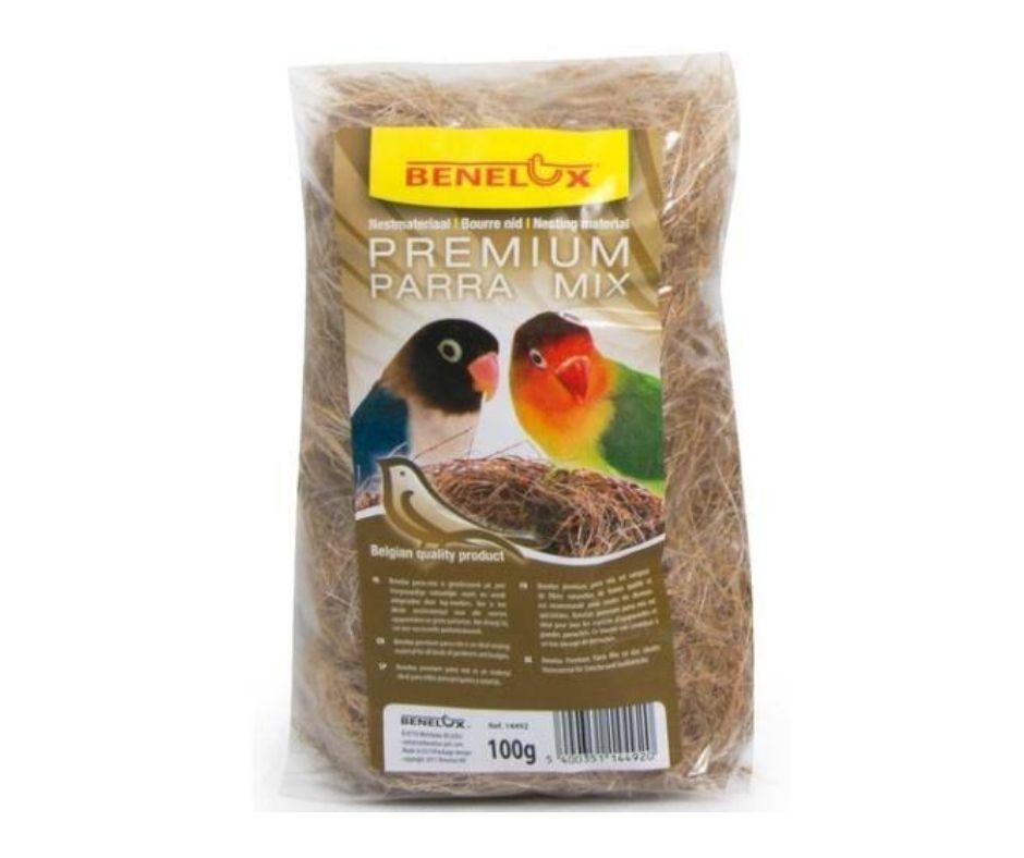 Pelo nido para Agapornis Premium Mix de Benelux - Luna y Copito