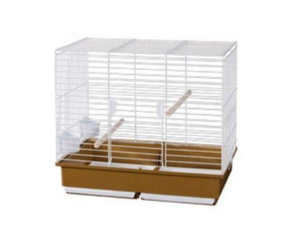 Jaula Voltrega 852 Blanca para Loros - Luna y Copito