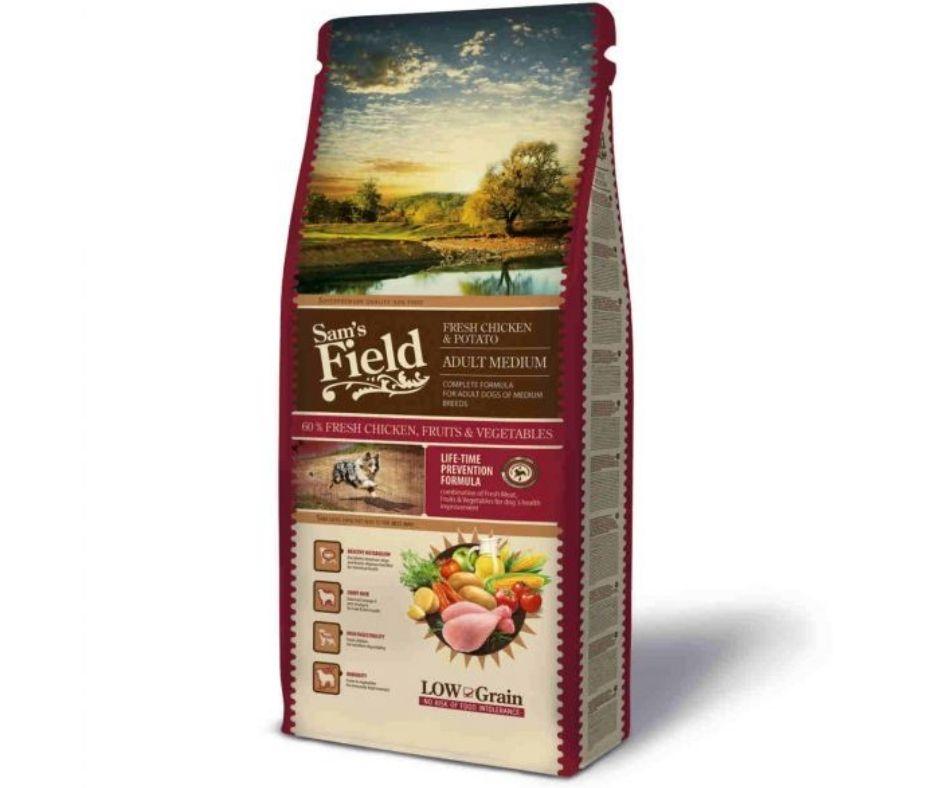 Sam's Field Adult Medium Chicken & Potato para Perros - Luna y Copito
