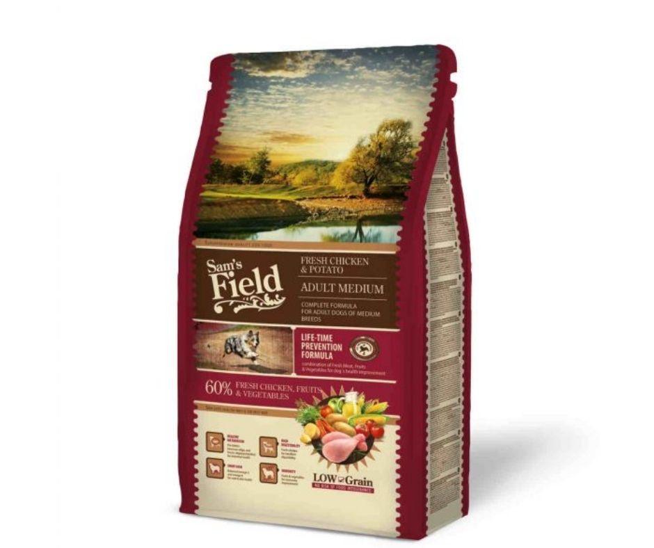 Sam's Field Adult Medium Chicken & Potato para Perros - Luna y Copito