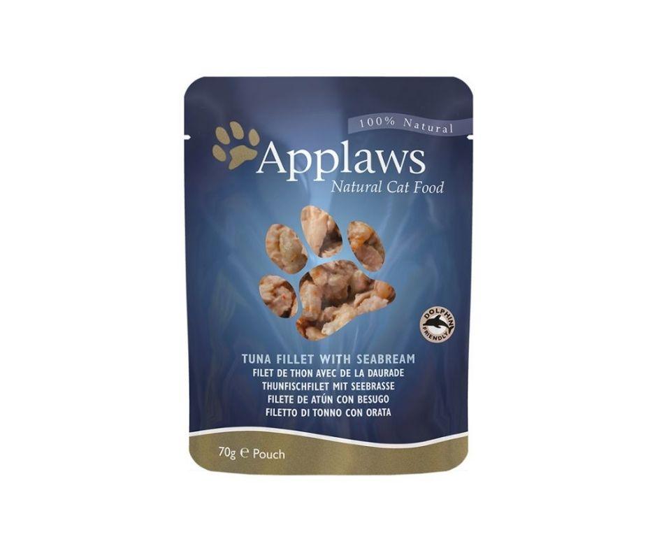 Applaws Comida húmeda para Gatos con Atún y Besugo - Luna y Copito