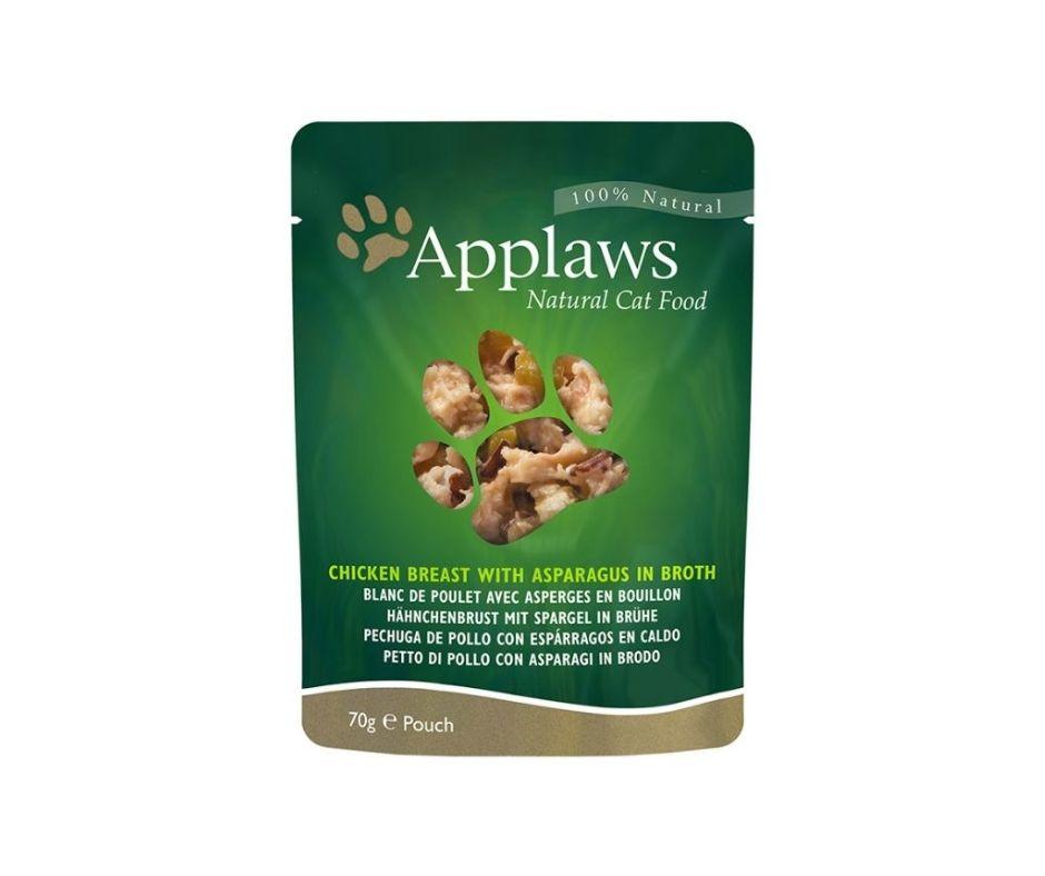 Applaws Comida húmeda para Gatos con Pollo con Espárragos - Luna y Copito