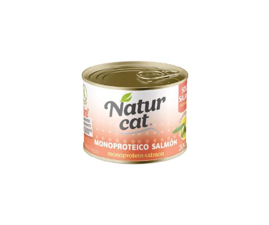 Naturcat Monoproteico Salmón para Gatos - Luna y Copito