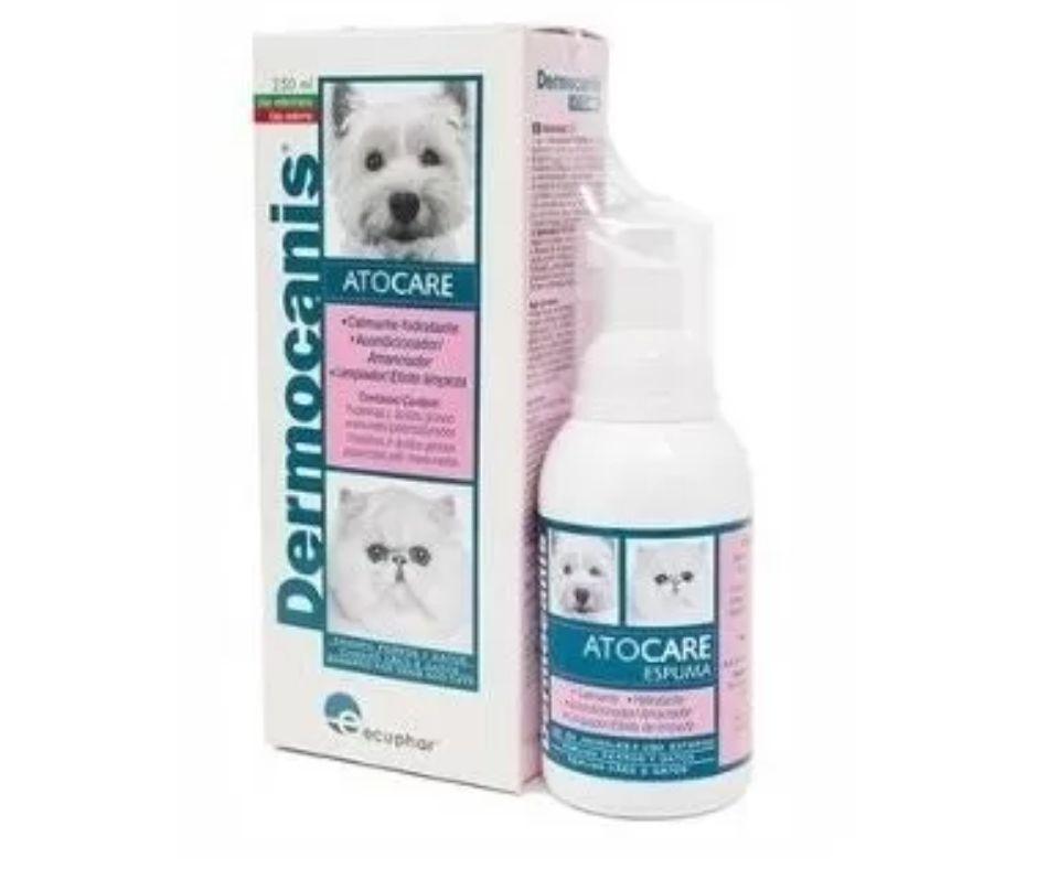 Dermocanis Atocare Champú + Espuma para Perros y Gatos - Luna y Copito