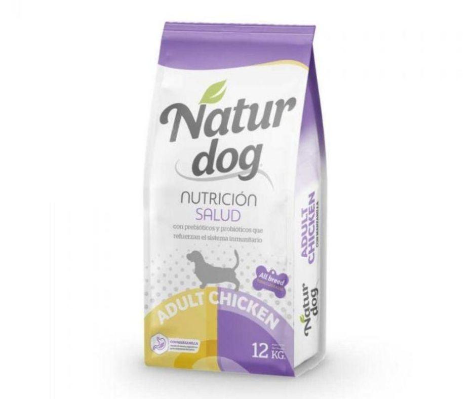 Naturdog Pienso con Pollo para Perros Adultos - Luna y Copito