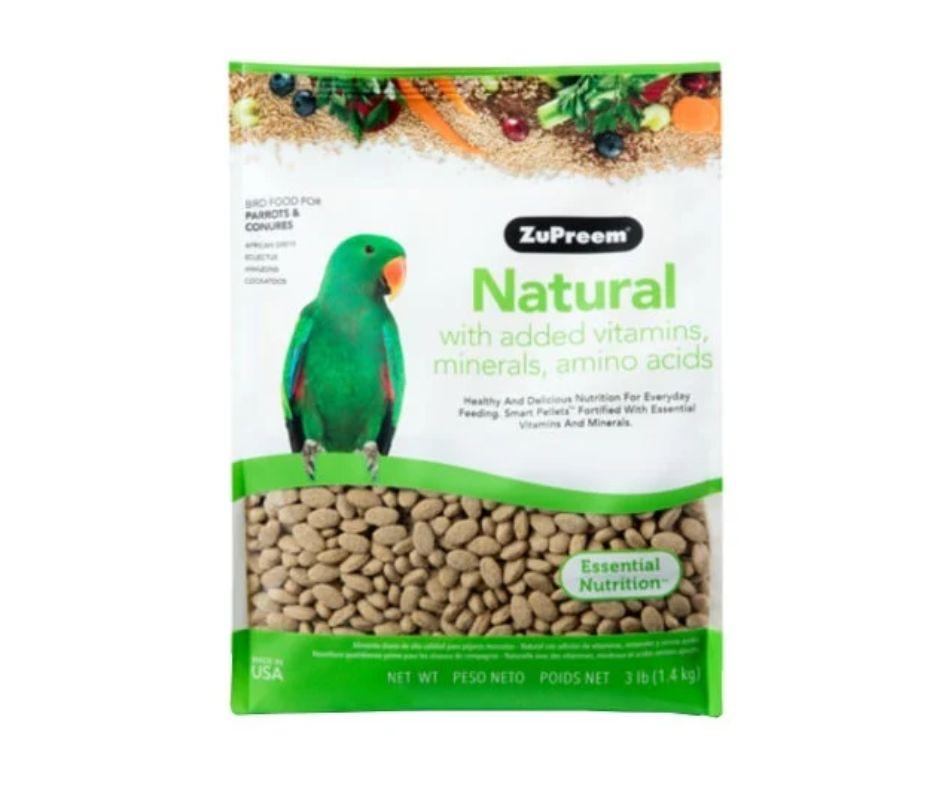 Zupreem Natural Pienso para Loros - Luna y Copito