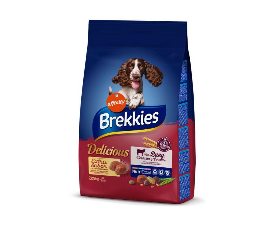 Brekkies Delicious Beef para Perros - Luna y Copito
