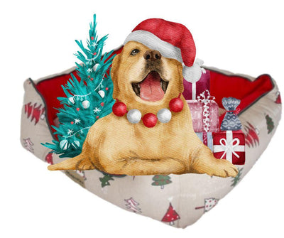 Cama elevada para Perros y Gatos Navidad - Luna y Copito