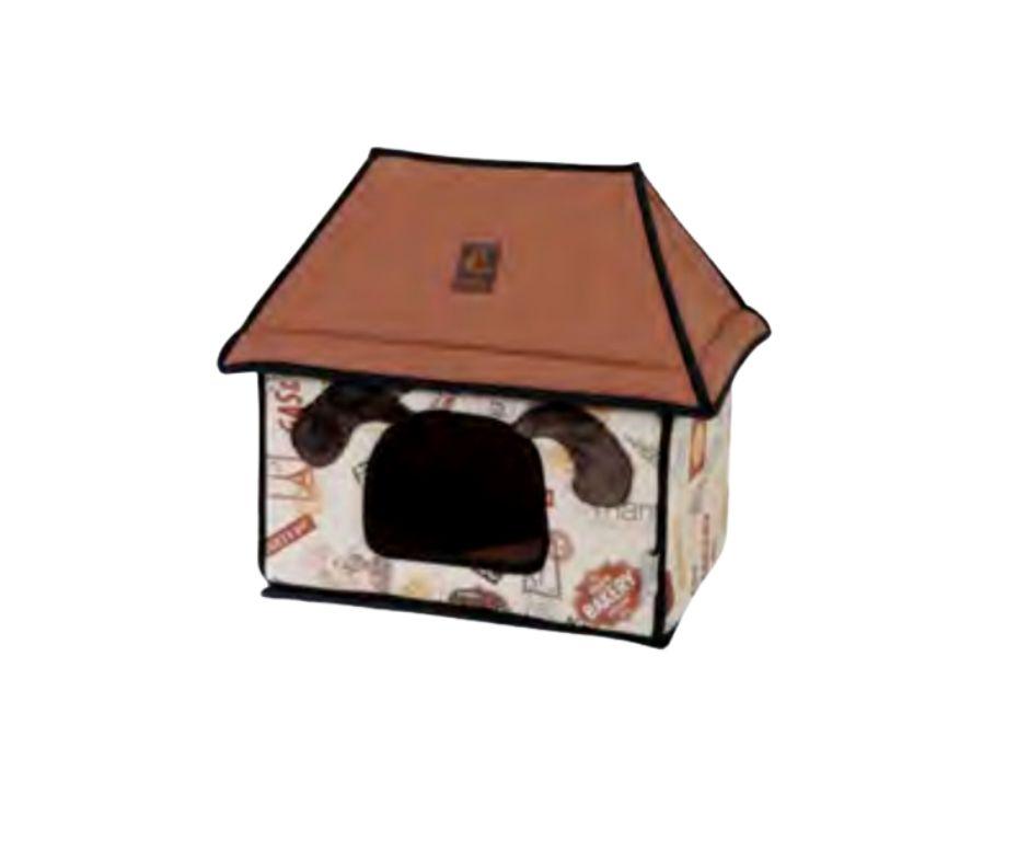 Casa para Perros Pequeños Dog Texas 50x40x50cm - Luna y Copito