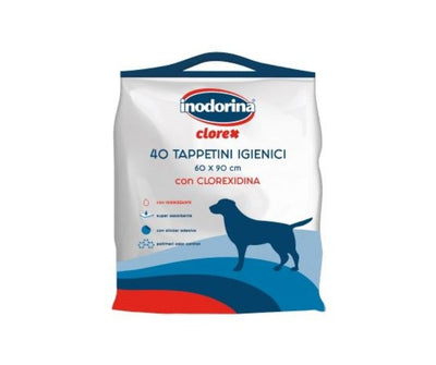 Empapadores para Mascotas Inodorina Clorhexidina - Luna y Copito