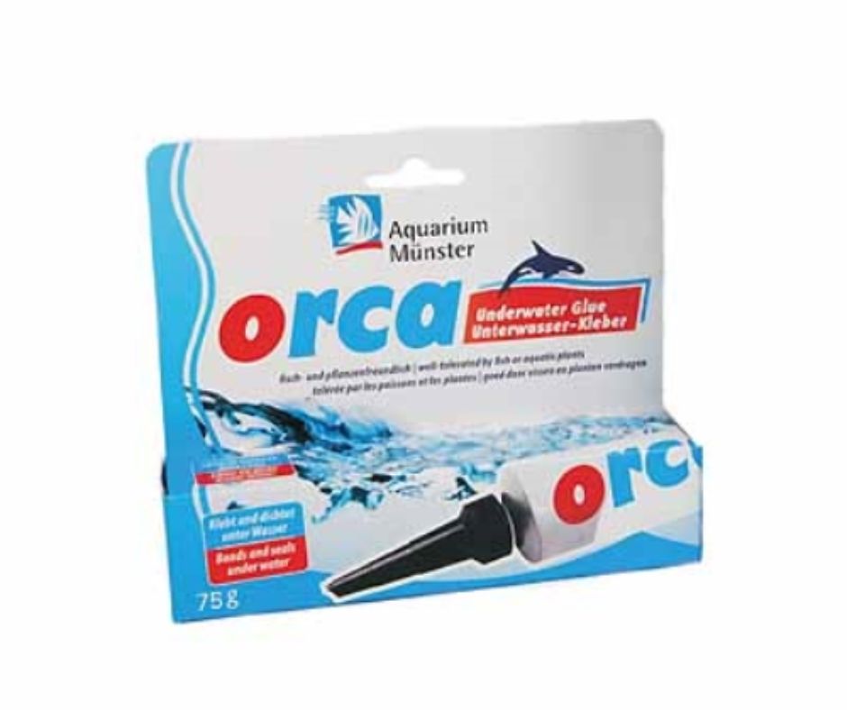 PEGAMENTO PARA ACUARIOS ORCA UNDERWATER GLUE NEGRO