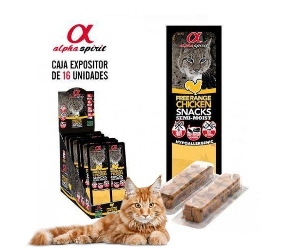 Snacks para Gatos Alpha Spirit - Luna y Copito