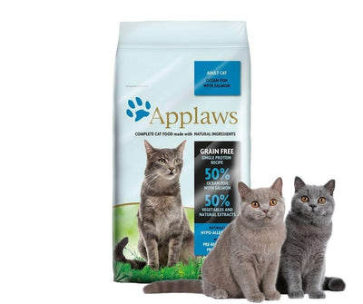 Applaws Cat Dry Adulto Pescado y Salmon - Luna y Copito