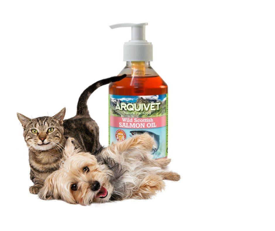 Aceite de Salmón para Perros y Gatos Arquivet - Luna y Copito