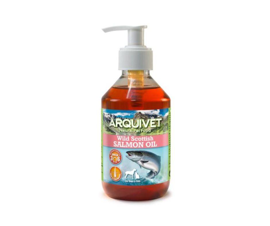 Aceite de Salmón para Perros y Gatos Arquivet - Luna y Copito