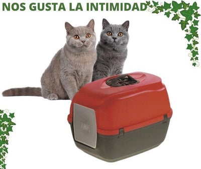 Arenero Cerrado para Gatos Nova - Luna y Copito