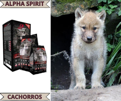 Alpha Spirit Puppy Pienso para Perros cachorros - Luna y Copito